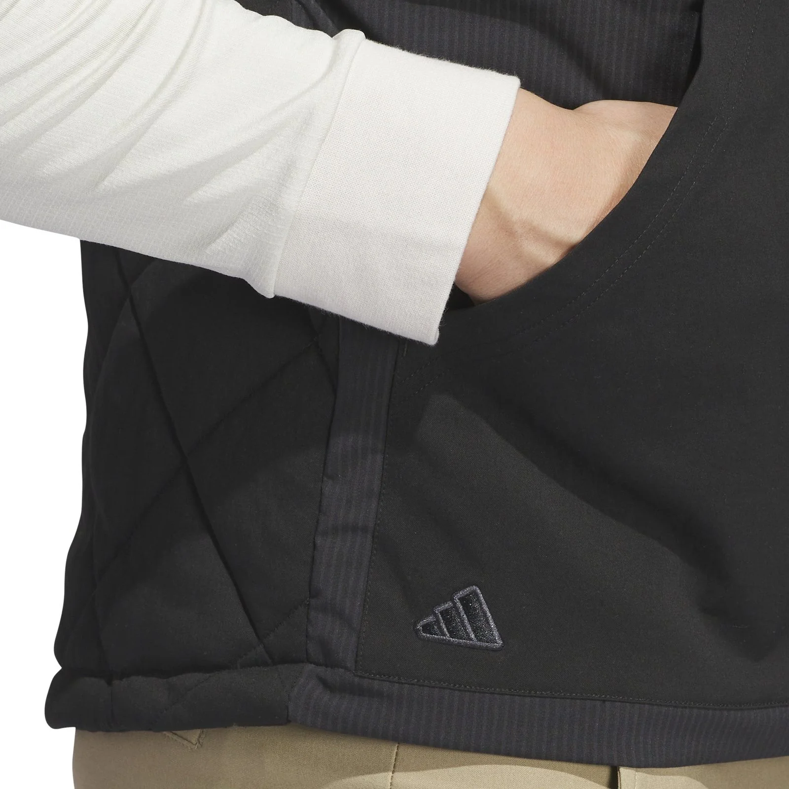 adidas Go-To Quilted FZ Golf Vest IL0580 - Image 7