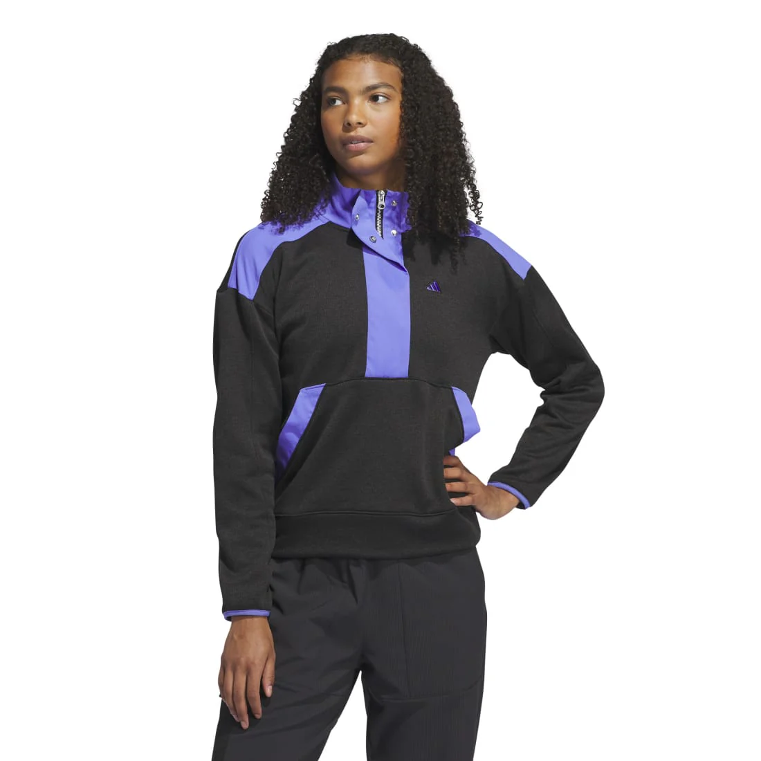 adidas Ladies Go-to 1/4 Zip Golf Jacket IY5359 - Image 2