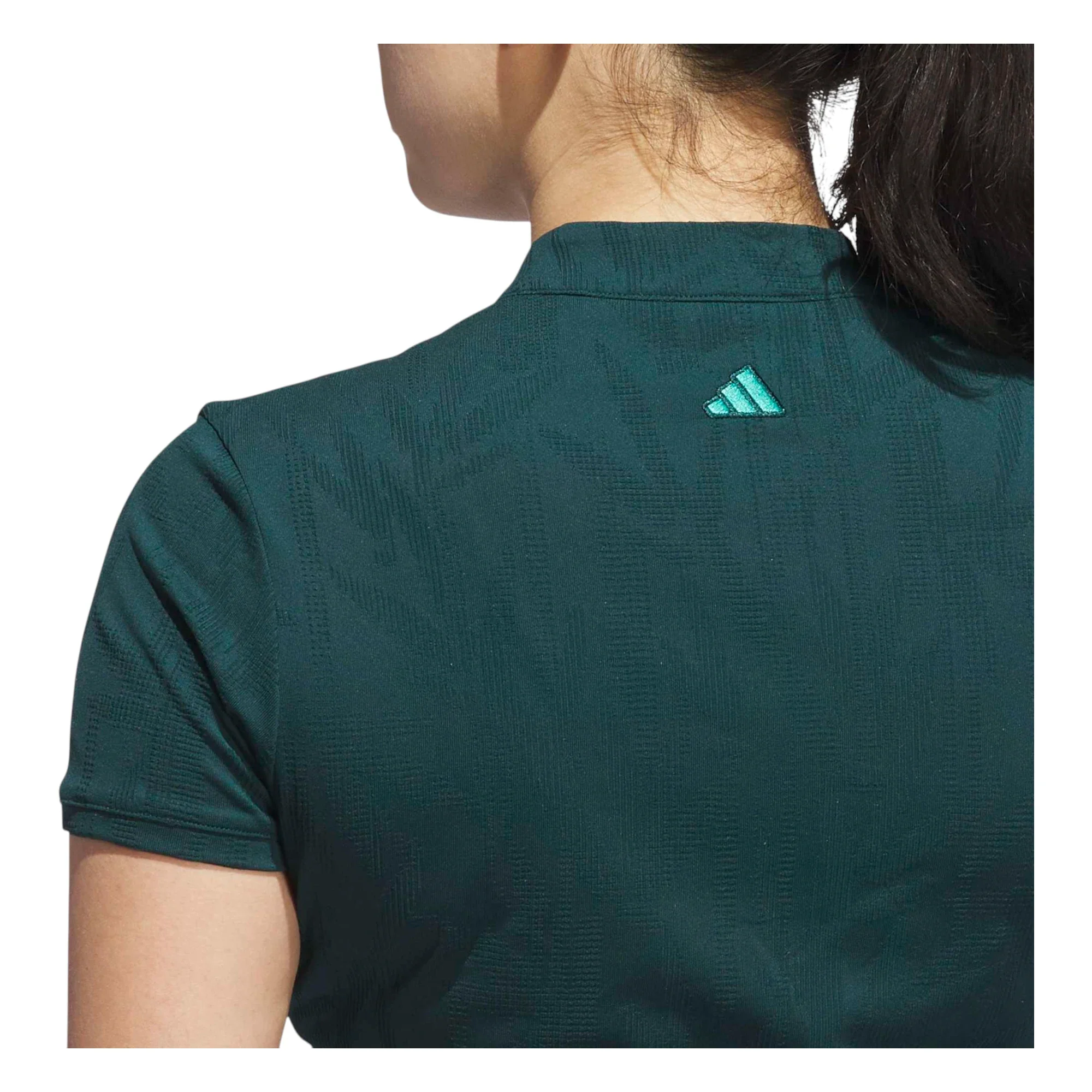 adidas Ladies Go-To Jacquard Golf Dress JL8316 - Image 8