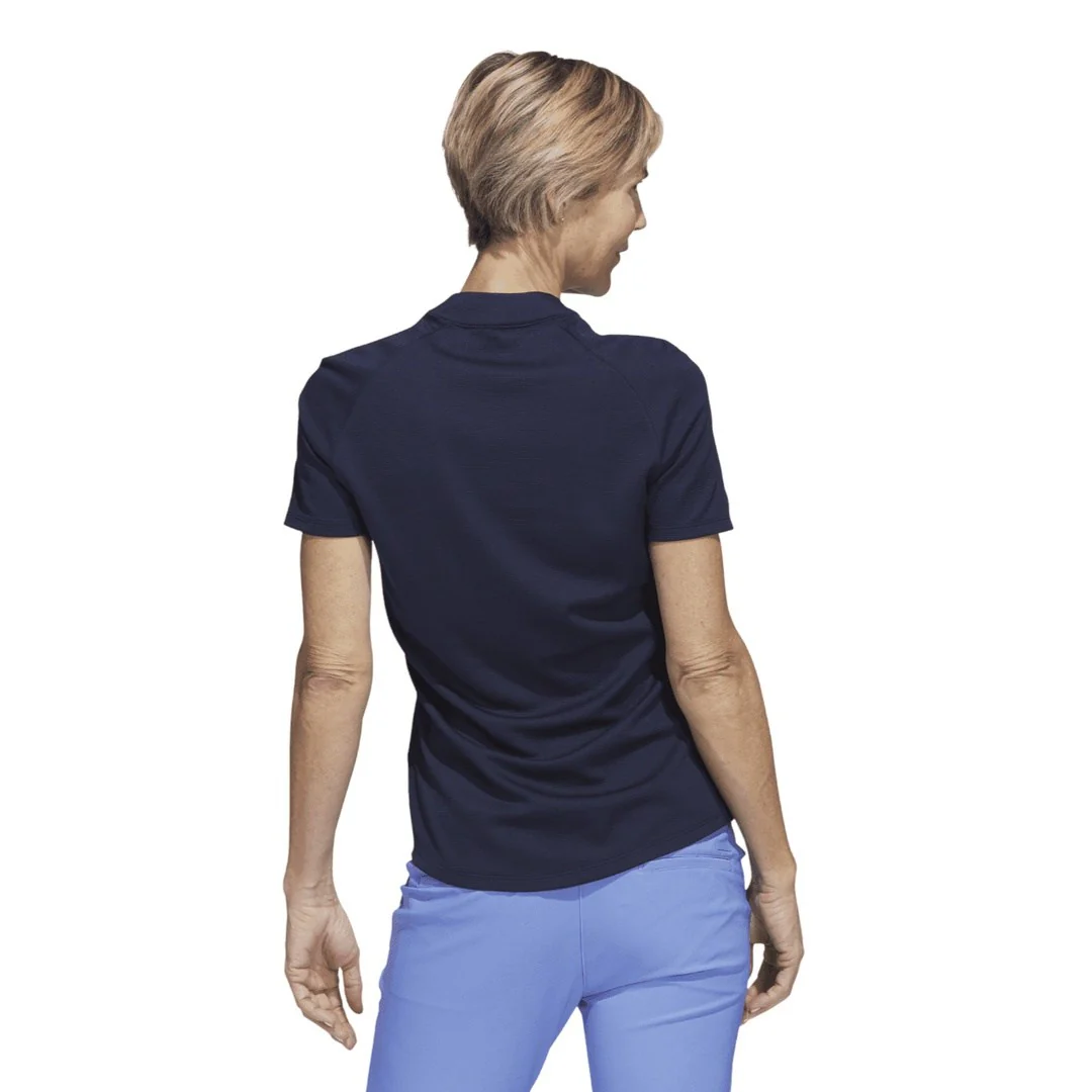 adidas Ladies Textured Golf Shirt IA7828 - Image 3