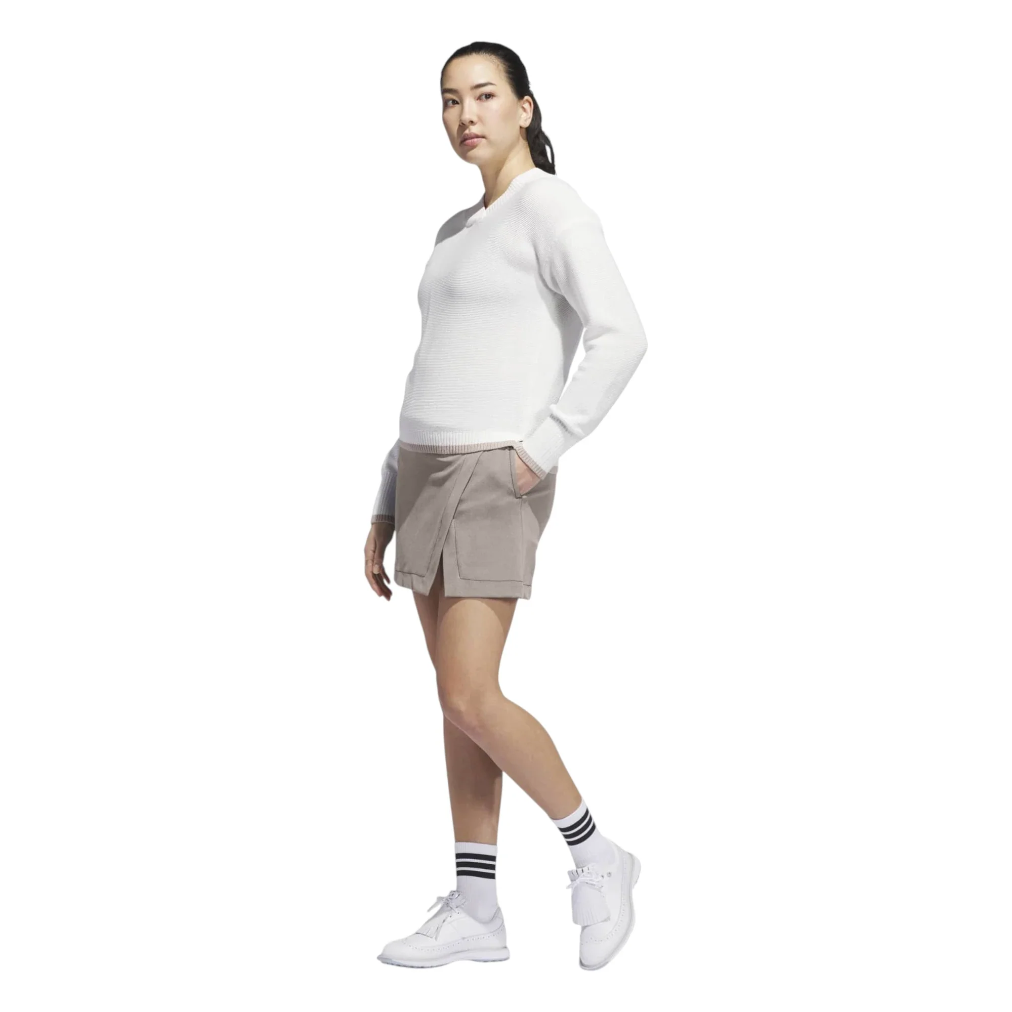 adidas Ladies Ultimate365 Faux Wrap Golf Skort JP3553 - Image 5