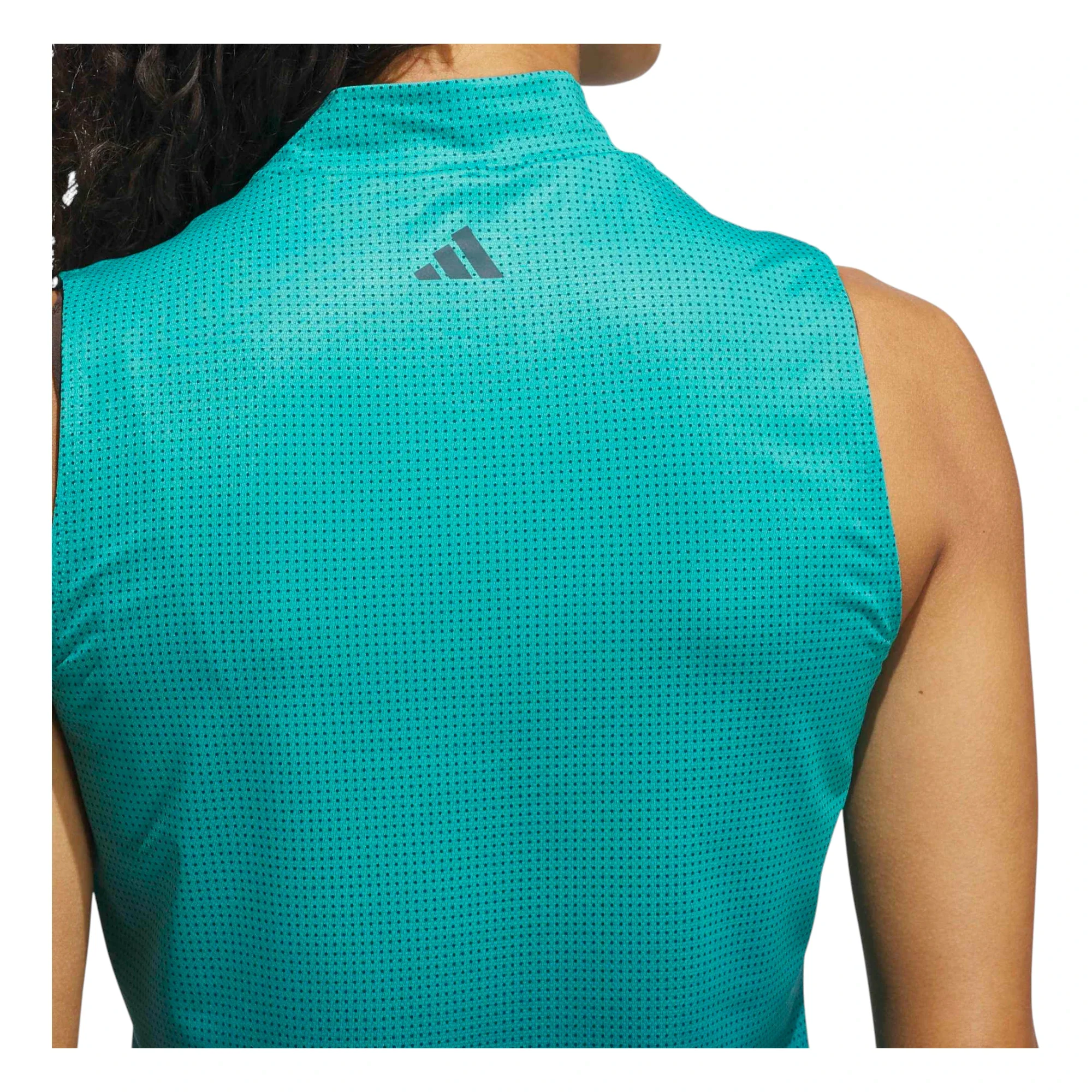 adidas Ladies Ultimate365 Gradient Sleeveless Mock Golf Top JN8385 - Image 6