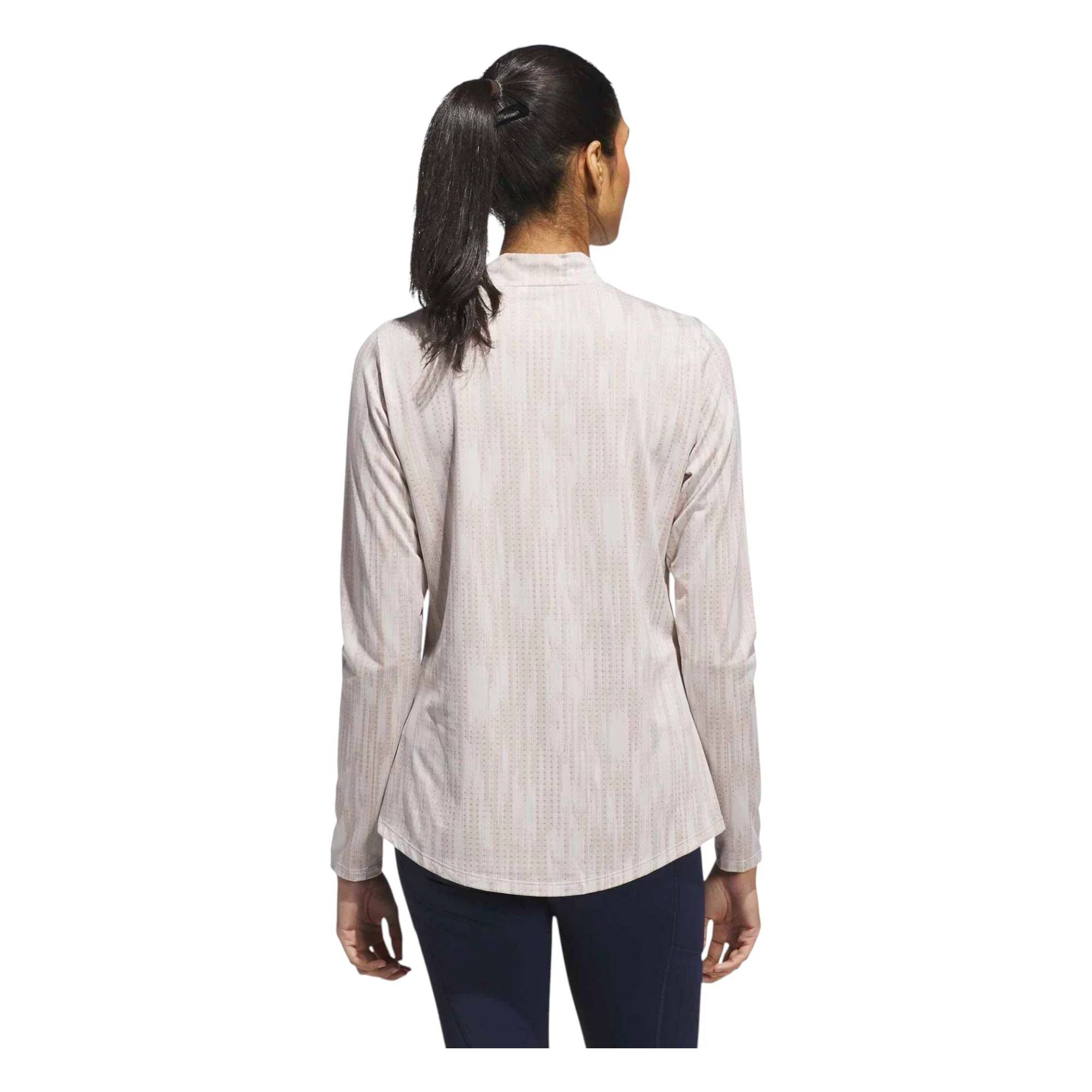 adidas Ladies Ultimate365 Jacquard Golf Top JN8404 - Image 3