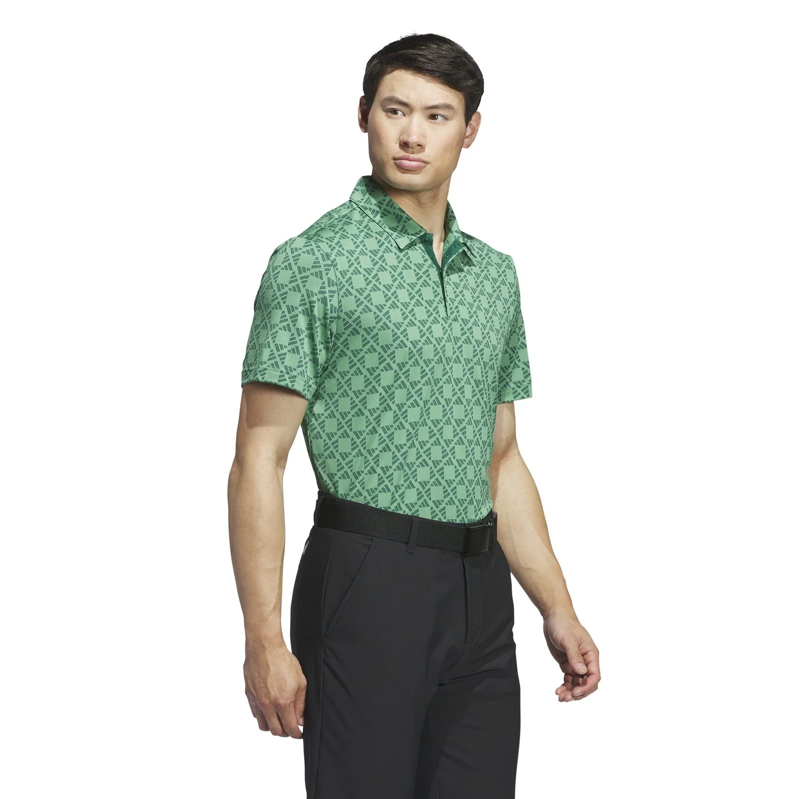 adidas Tour HEAT.RDY Jacquard Golf Polo Shirt IZ3007 - Image 4