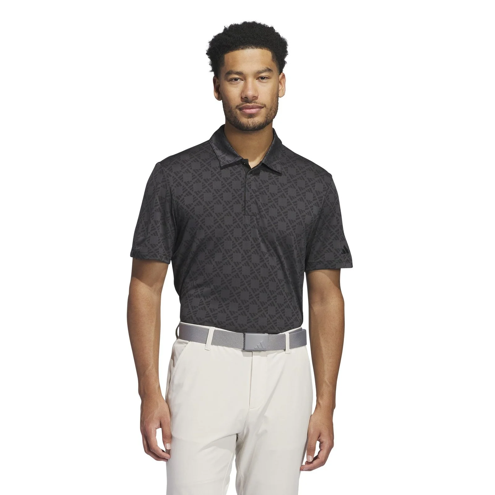 adidas Tour HEAT.RDY Jacquard Golf Polo Shirt IZ3008 - Image 2