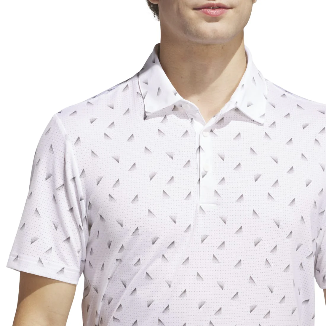adidas Ultimate 365 Printed Mesh Golf Polo Shirt JF4908 - Image 5