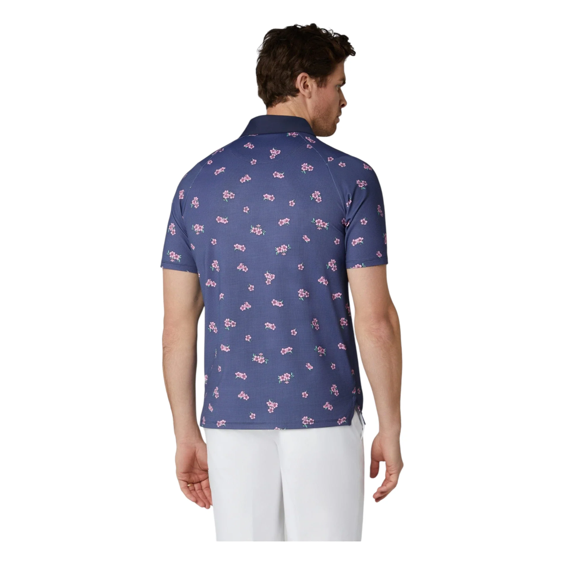 Callaway Azalea Gingham Print Golf Polo Shirt CGKSG084 - Image 4
