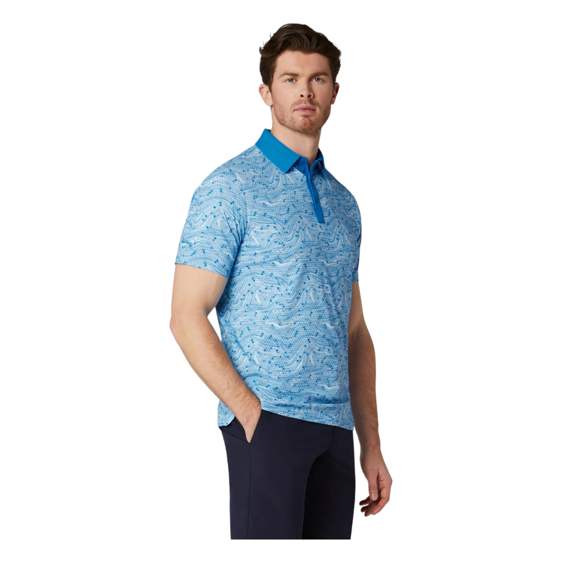 Callaway Hex Marble Golf Polo Shirt CGKSG067 - Image 5