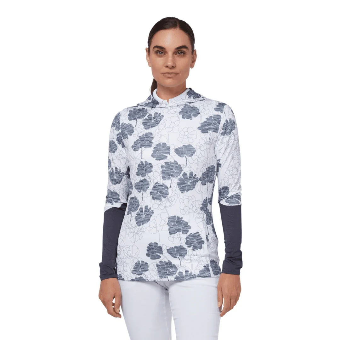 Callaway Ladies Cut Out Floral Golf Pullover CGKJSD02 - Image 5
