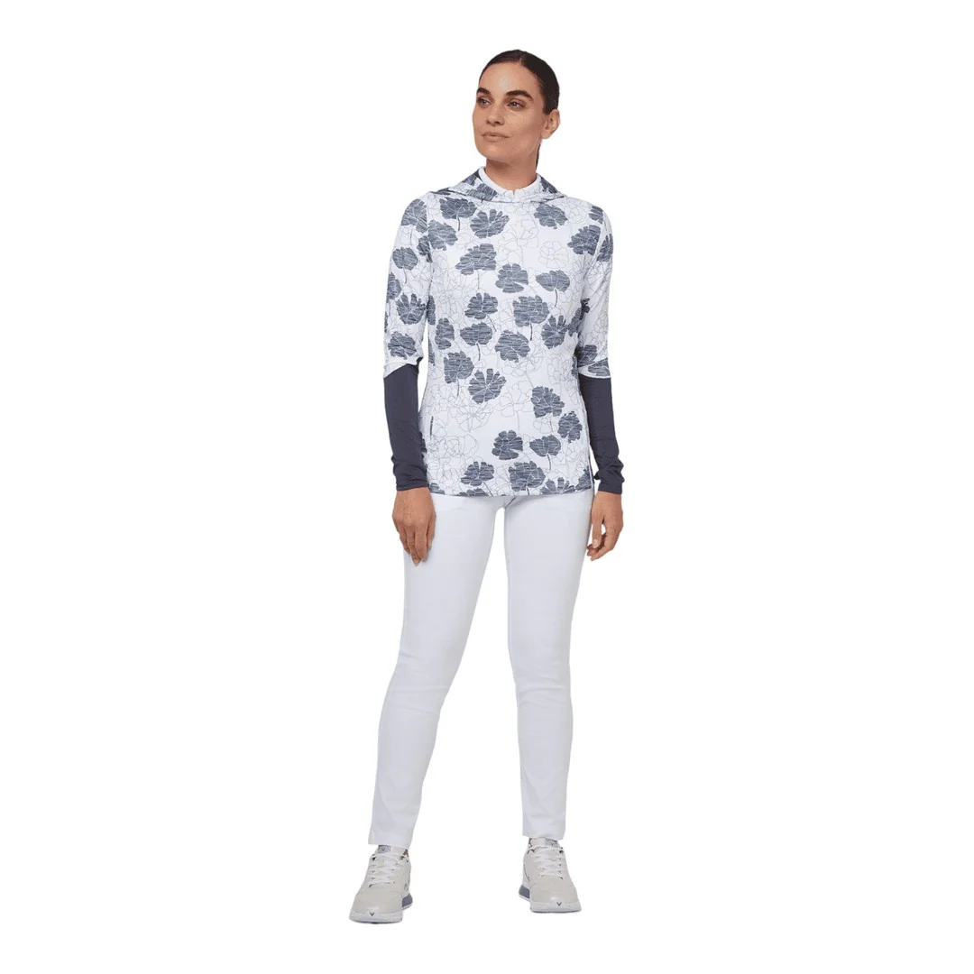 Callaway Ladies Cut Out Floral Golf Pullover CGKJSD02 - Image 6