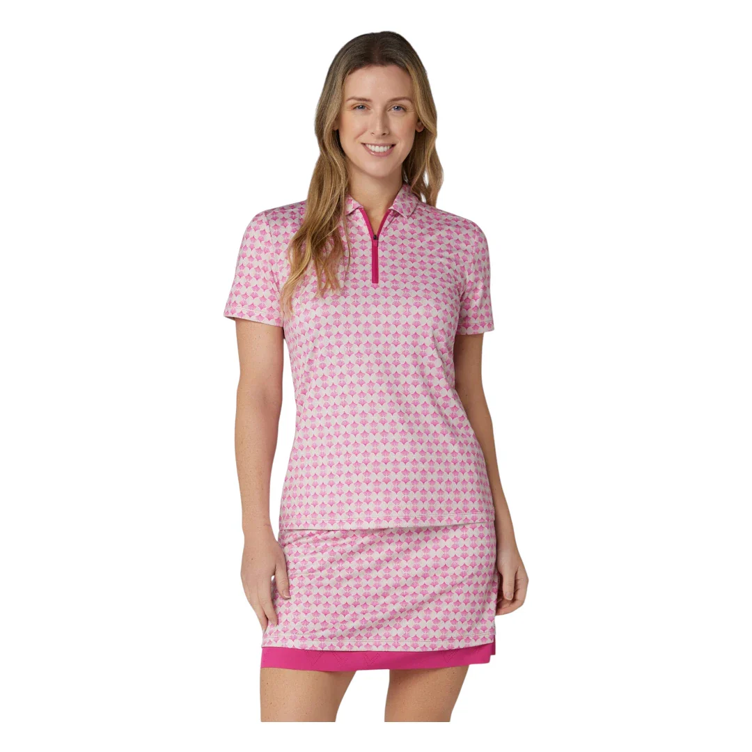 Callaway Ladies Deco GEO Short Sleeve Golf Polo CGKSG0A6 - Image 3