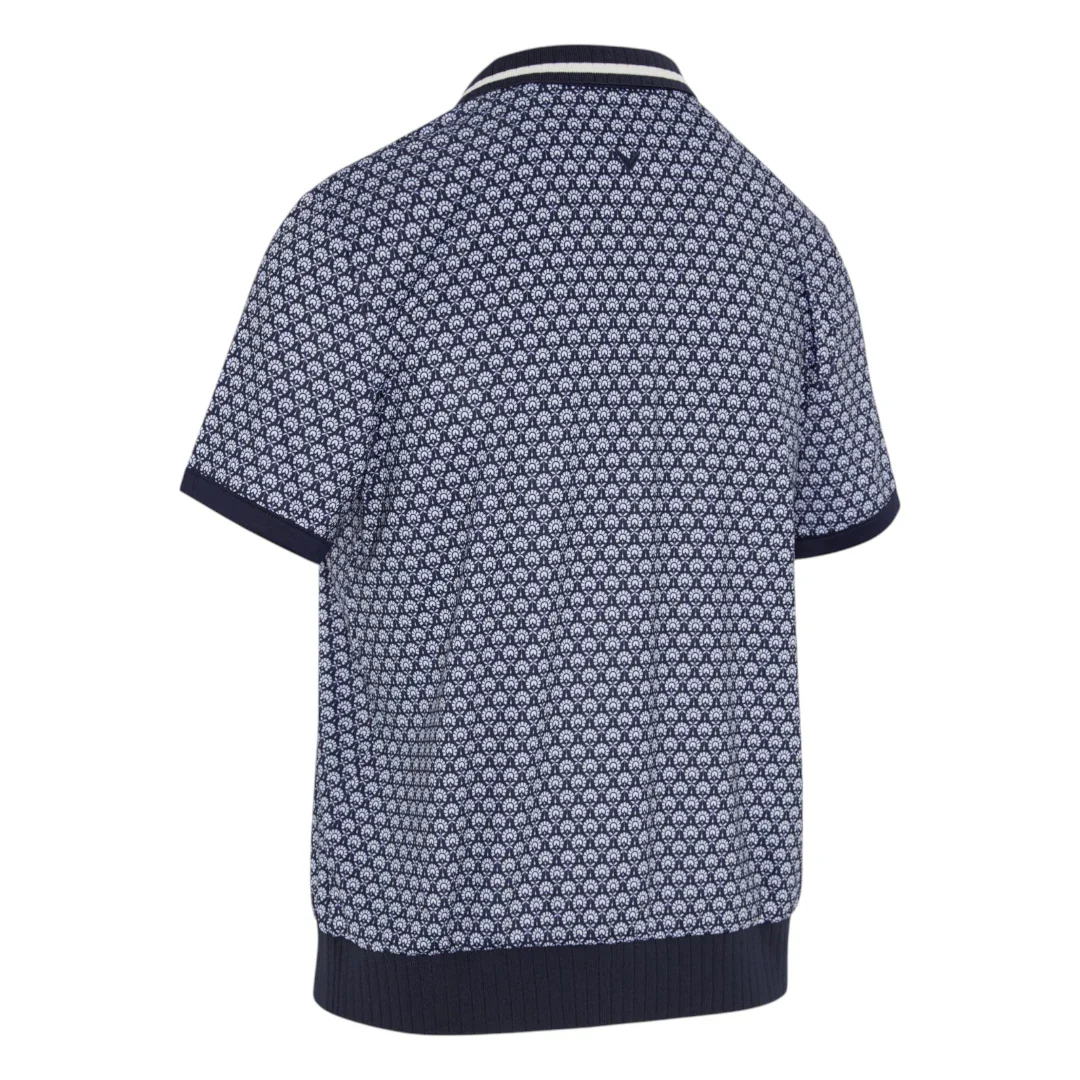 Callaway Ladies Scarf GEO Short Sleeve Polo Shirt CGKSG076 - Image 2