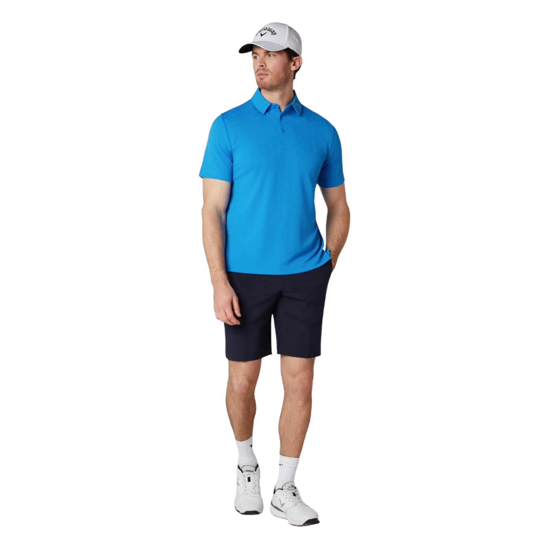 Callaway Odyssey Ventilated Jacquard Golf Polo Shirt CGKSG0C6 - Image 6