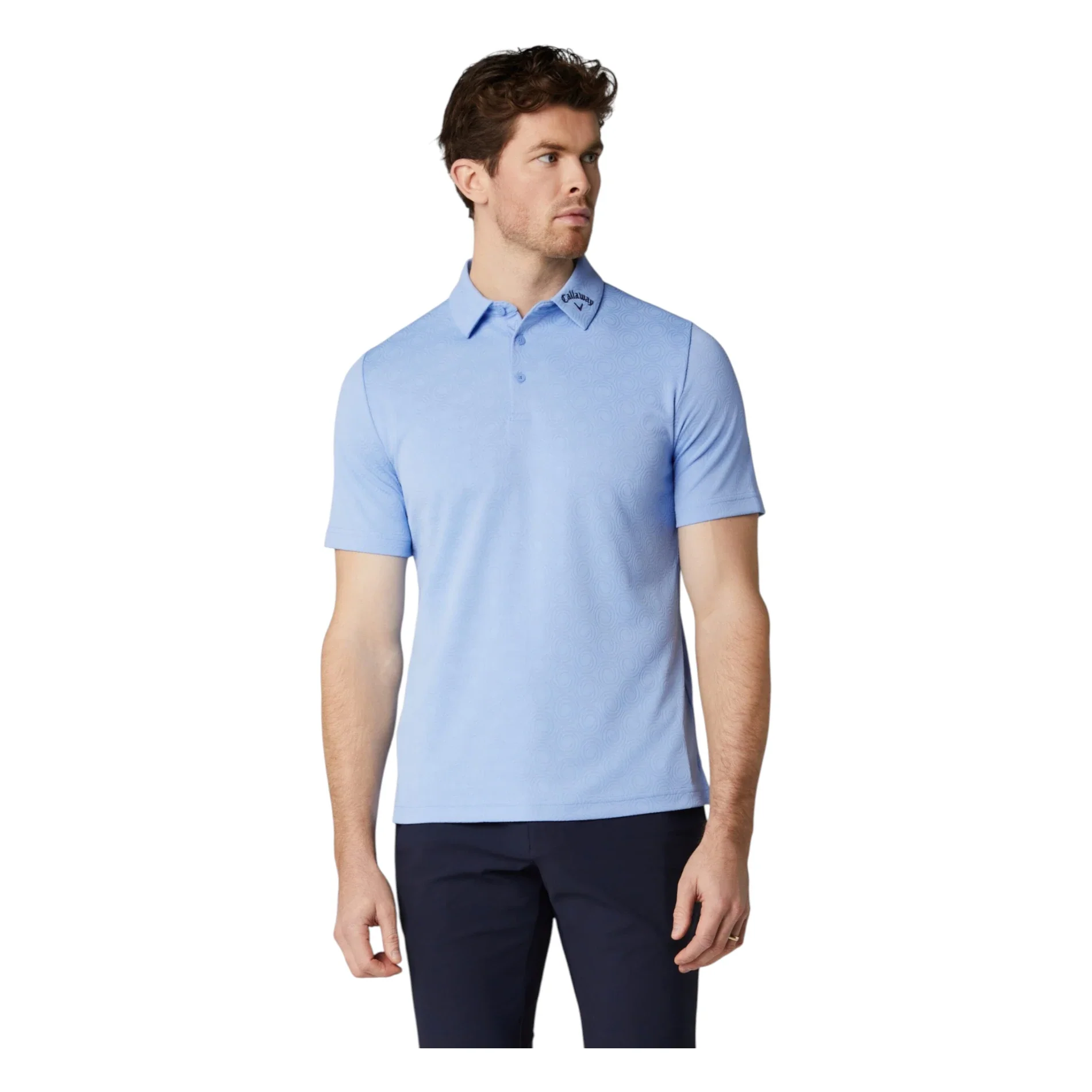 Callaway Odyssey Ventilated Jacquard Golf Polo Shirt CGKSG0C6 - Image 3