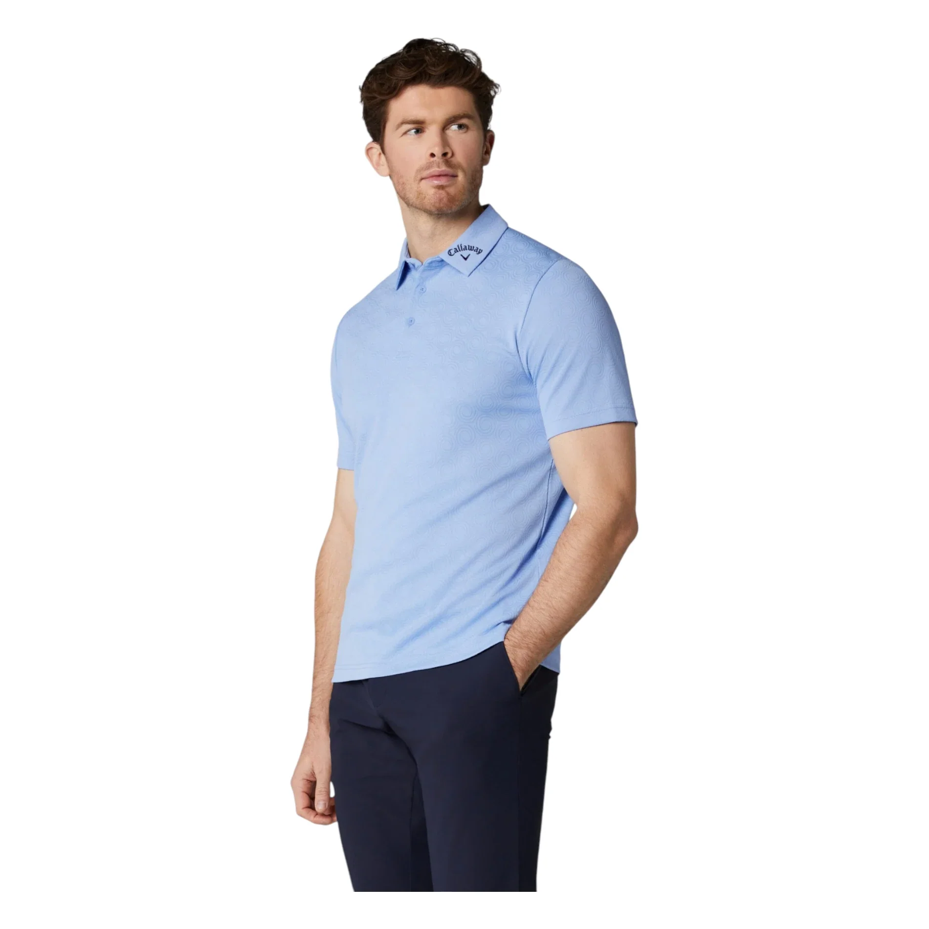 Callaway Odyssey Ventilated Jacquard Golf Polo Shirt CGKSG0C6 - Image 5