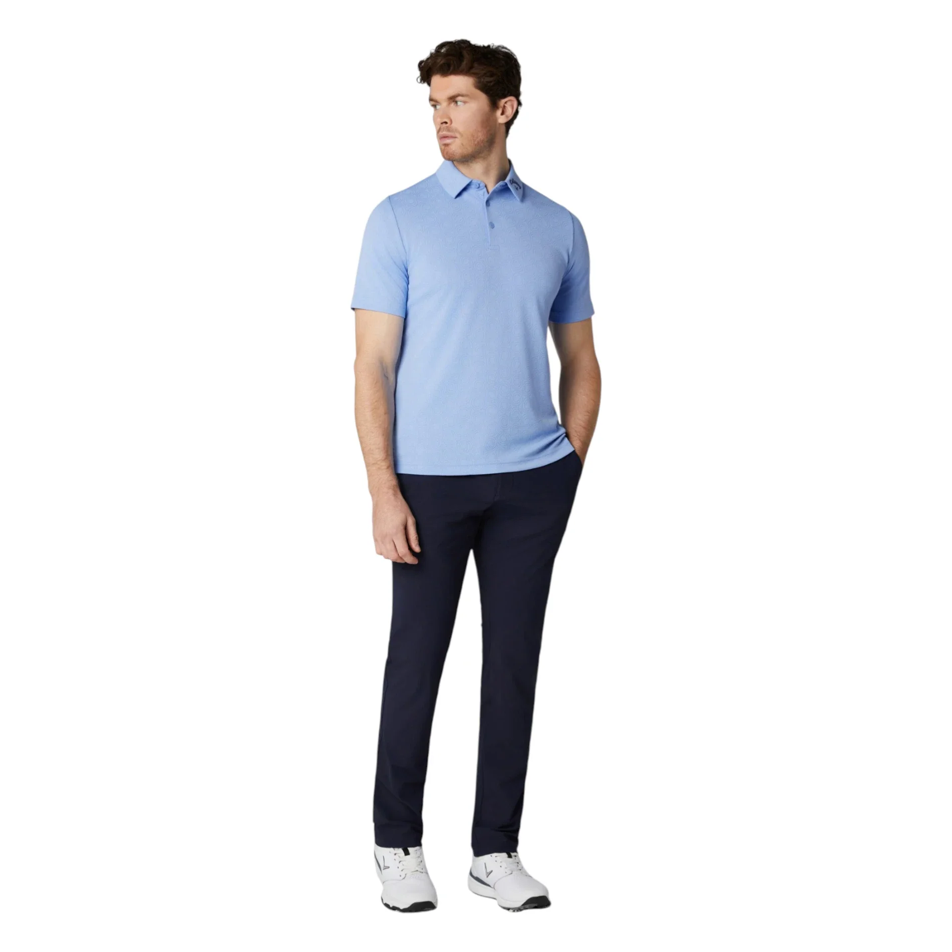 Callaway Odyssey Ventilated Jacquard Golf Polo Shirt CGKSG0C6 - Image 6