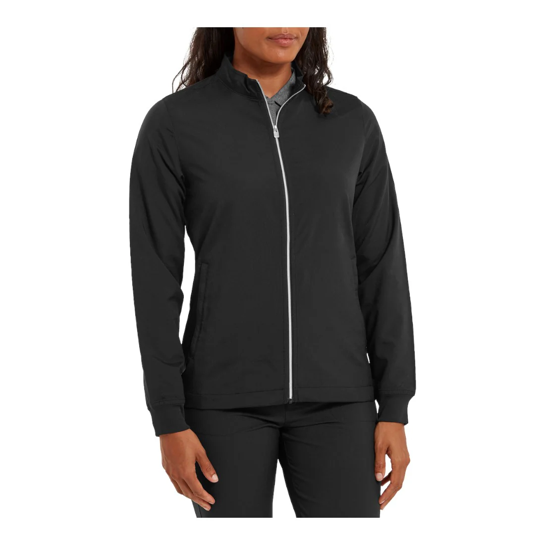 Footjoy Ladies Full Zip Golf Wind Shirt 80258 - Image 2