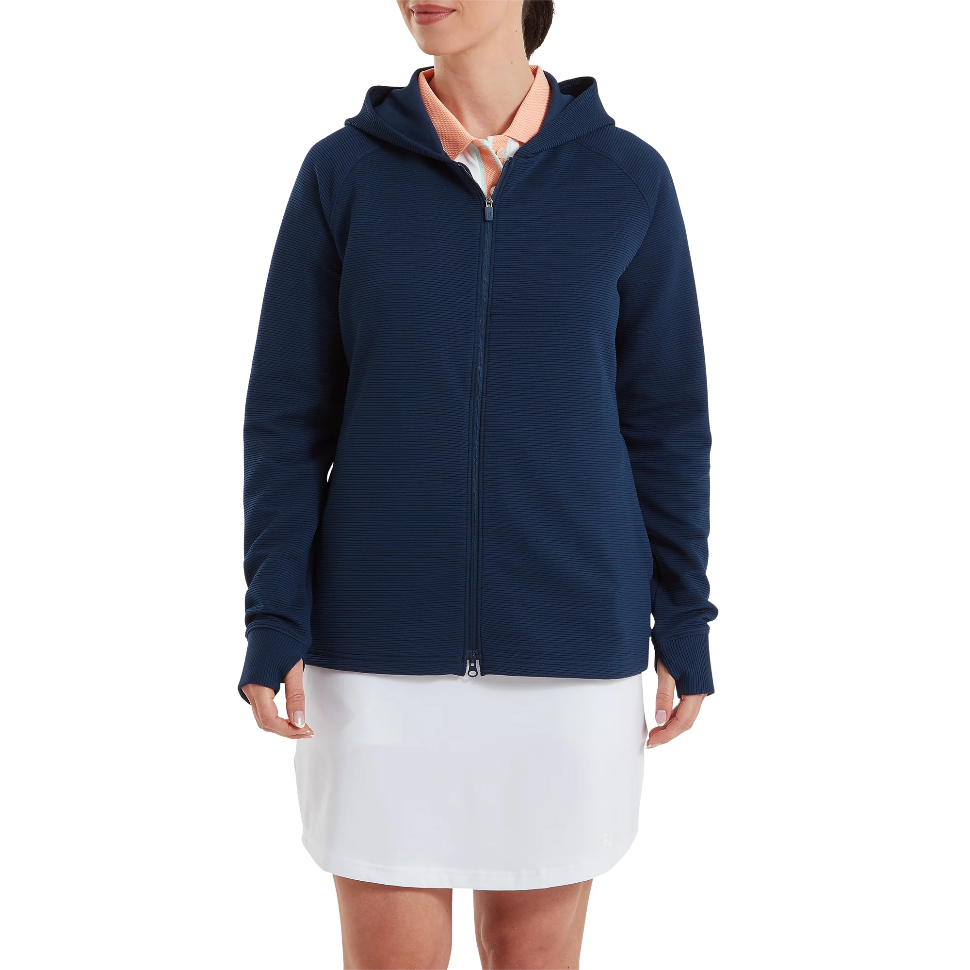FootJoy Ladies Full Zip Ottoman Golf Hoodie 39385