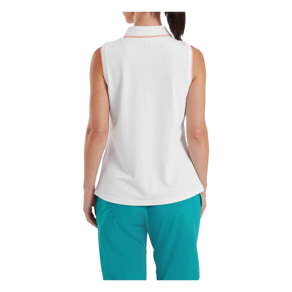 FootJoy Ladies Sleeveless Golf Polo Shirt 39362 - Image 4