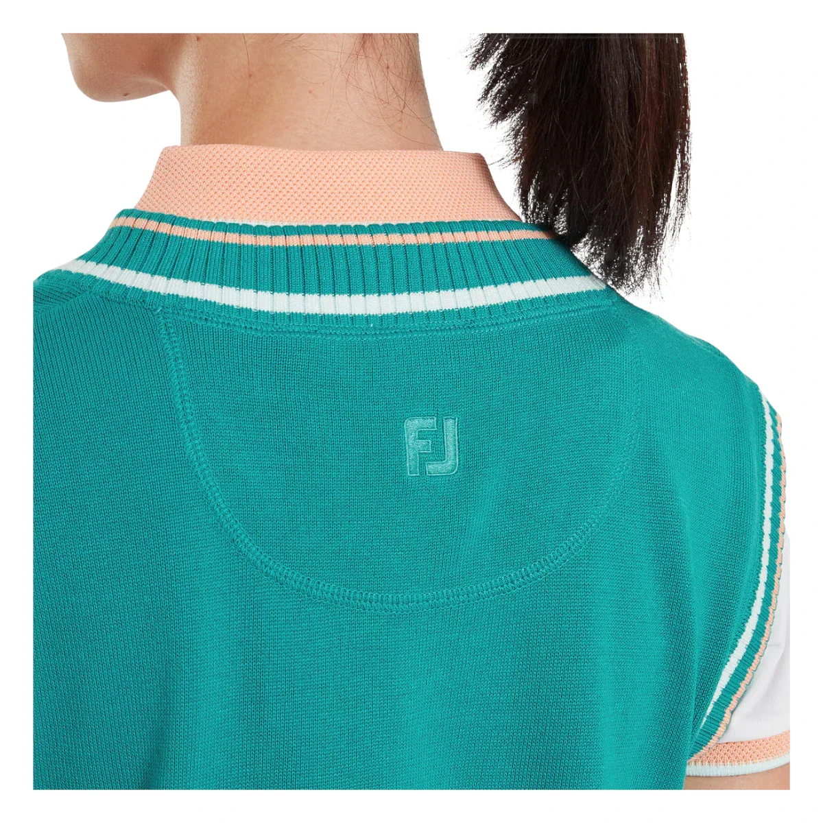 FootJoy Ladies Sweater Tank Print Golf Mid Layer 39366 - Image 5
