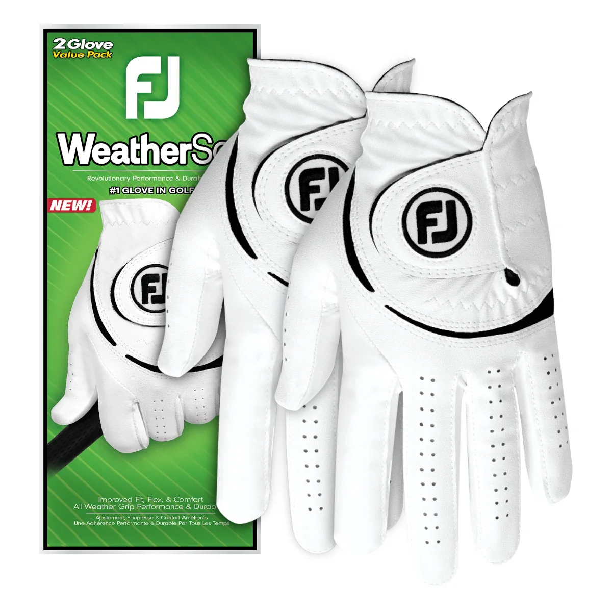 Footjoy Ladies WeatherSof Golf Glove | 2 Pack 66219