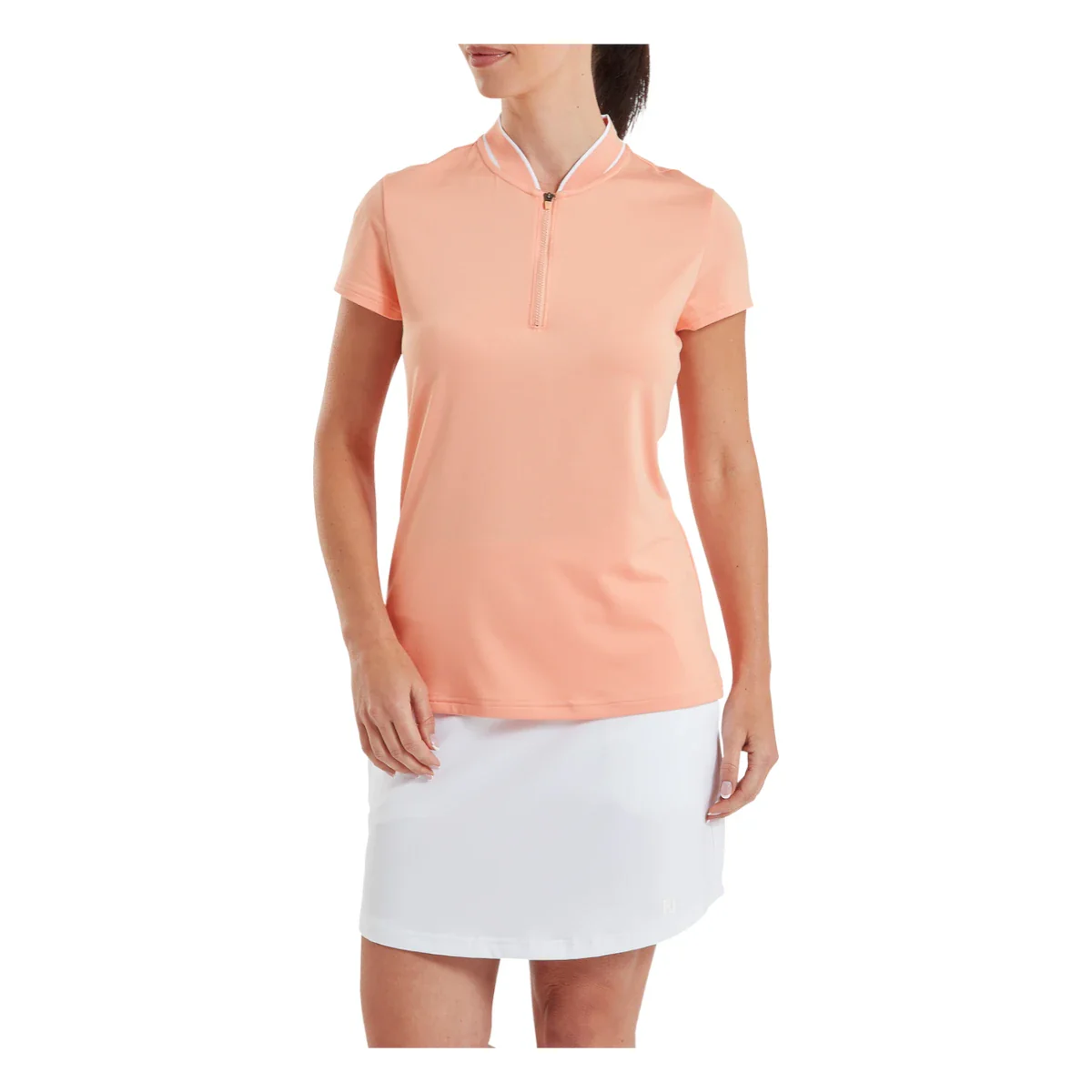 FootJoy Ladies Zip Blade Golf Polo Shirt 39374 - Image 3