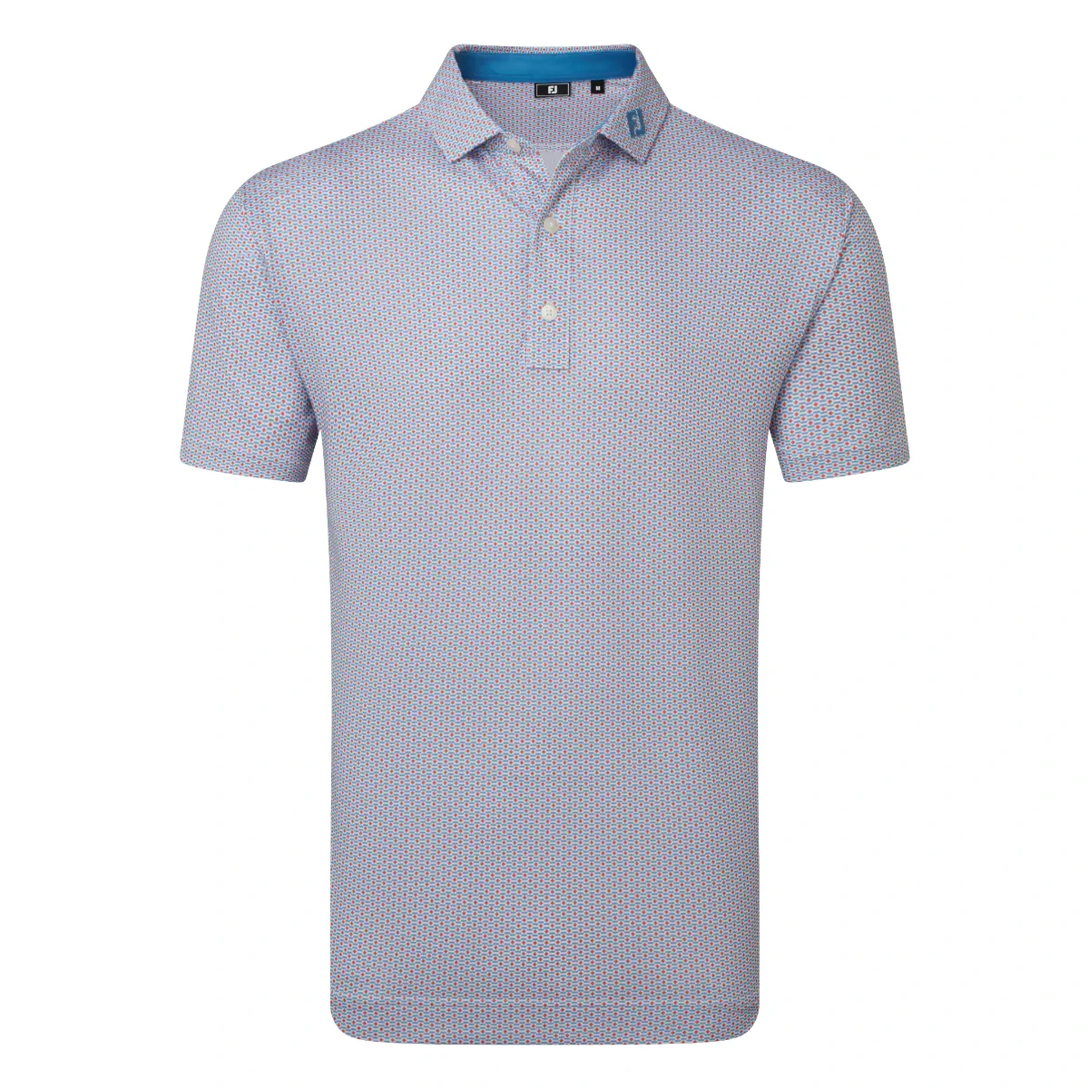 FootJoy Nautical Flag Print Lisle Golf Polo Shirt 39260