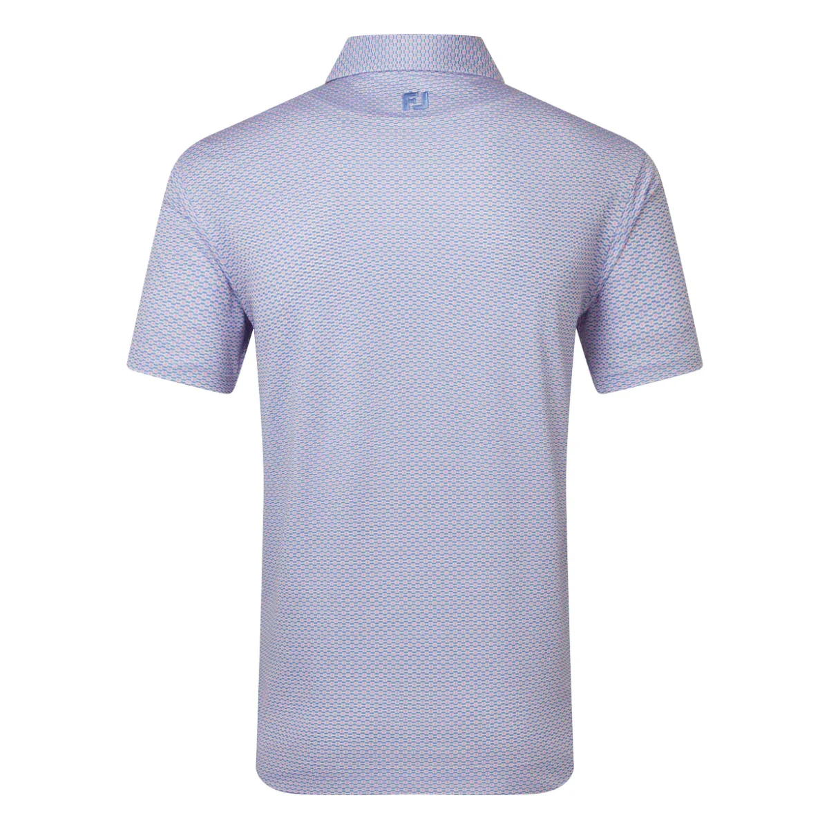 FootJoy Nautical Flag Print Lisle Golf Polo Shirt 39262 - Image 2