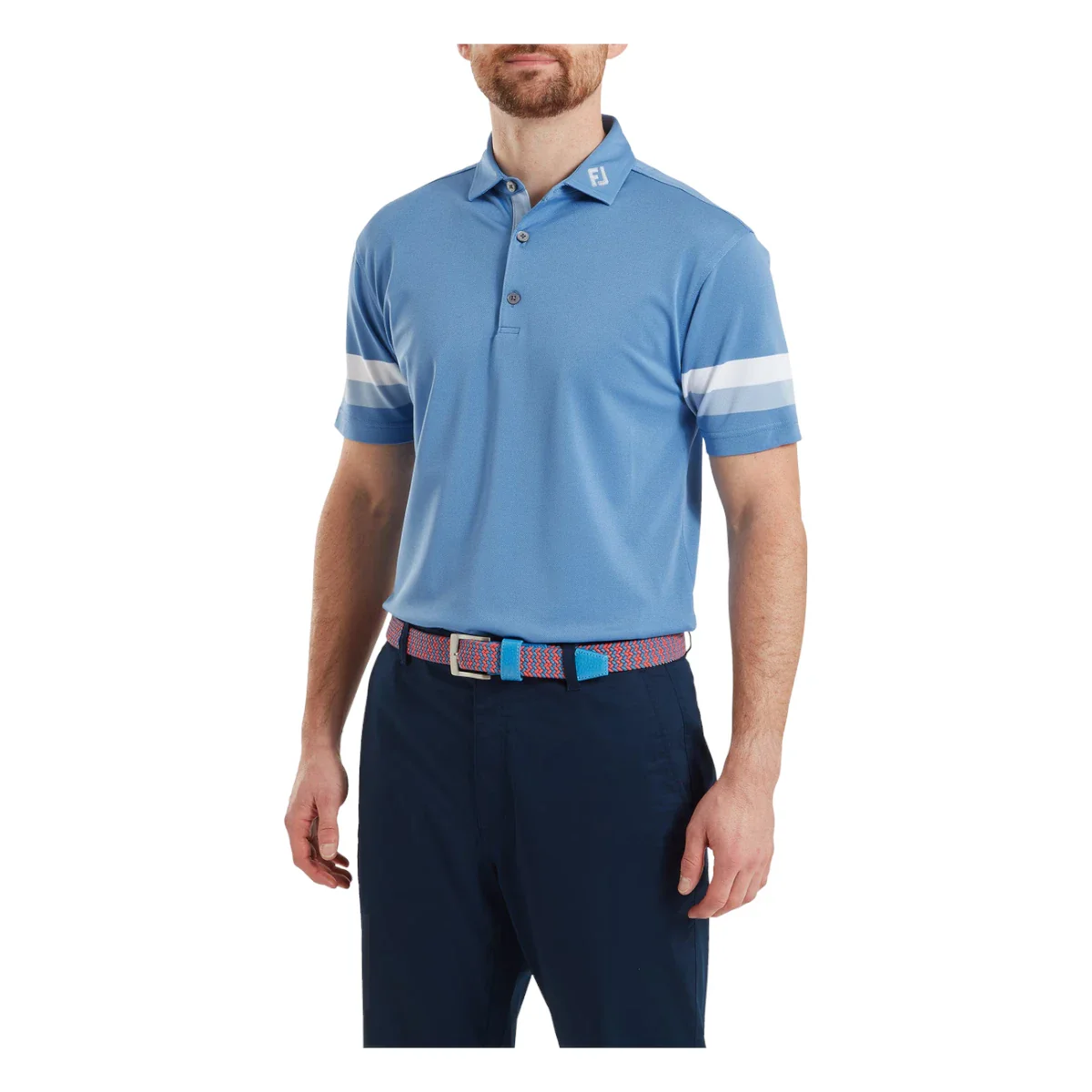 FootJoy Sleeve Stripe Golf Polo Shirt 39279 - Image 3