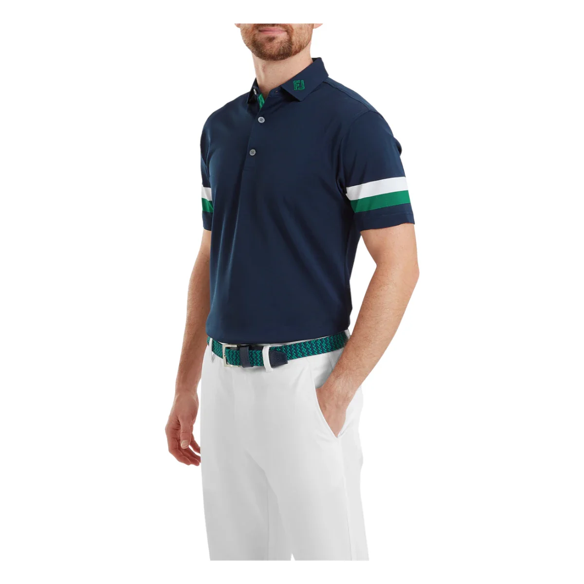 FootJoy Sleeve Stripe Golf Polo Shirt 39282 - Image 3