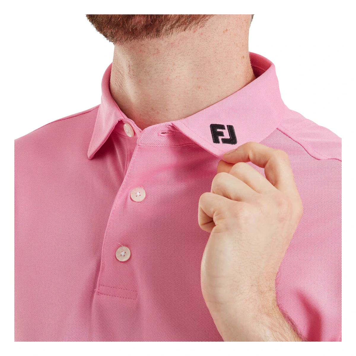 FootJoy Stretch Pique Solid Golf Polo Shirt 39289 - Image 5