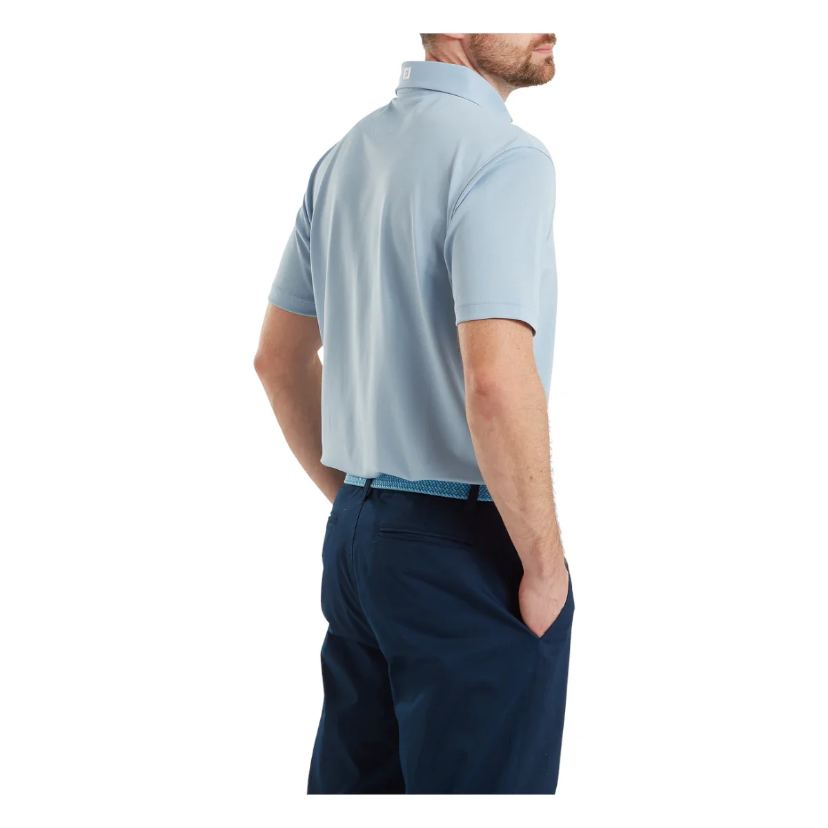 FootJoy Stretch Pique Solid Golf Polo Shirt 39341 - Image 3
