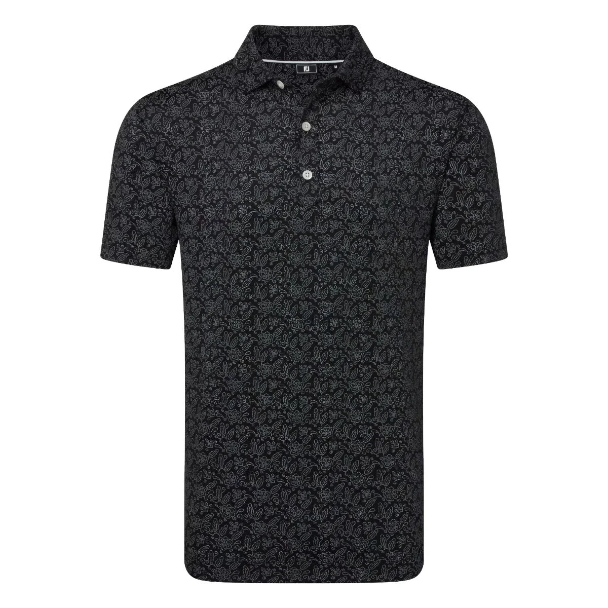 FootJoy Wingtip Floral Lisle Golf Polo Shirt 39266