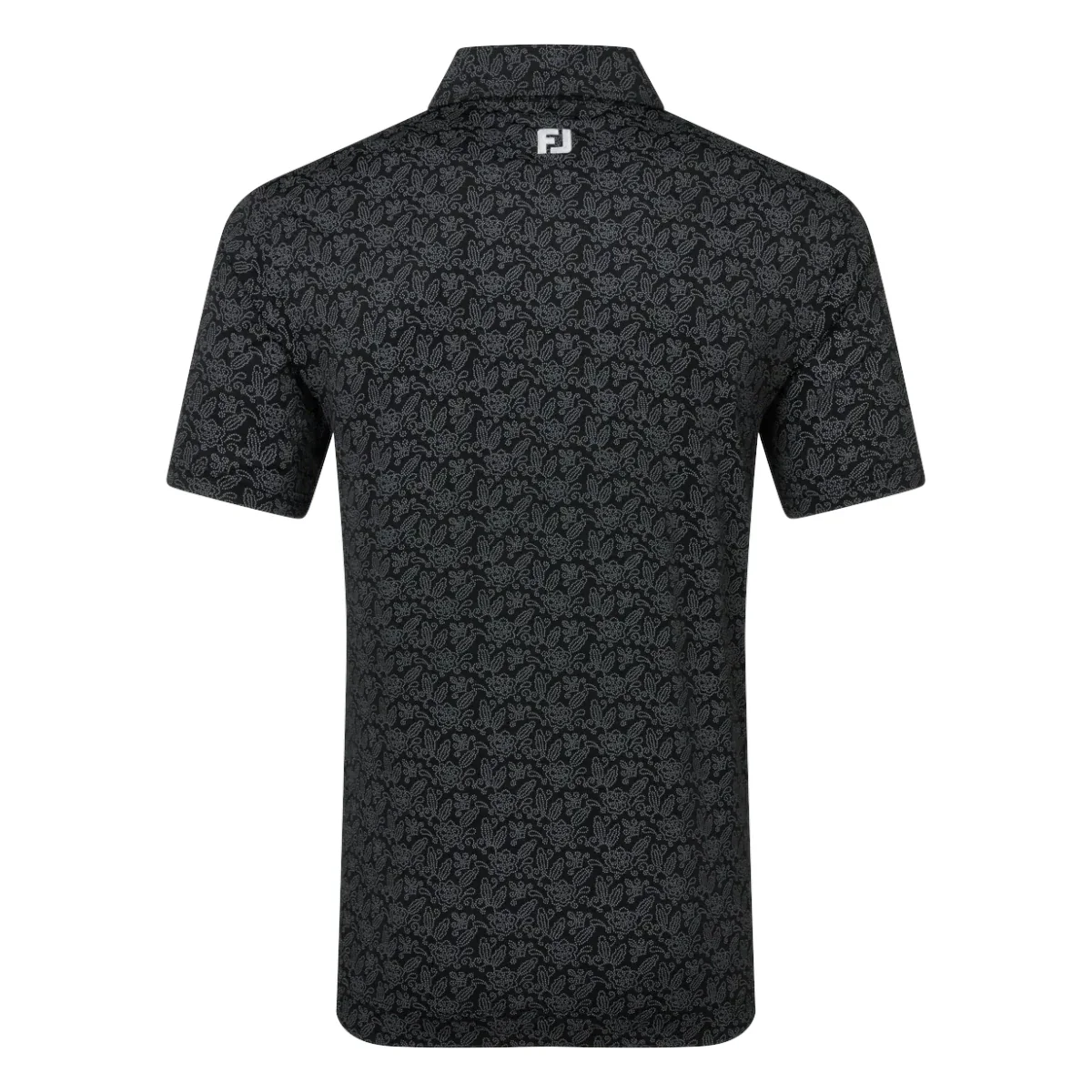 FootJoy Wingtip Floral Lisle Golf Polo Shirt 39266 - Image 2