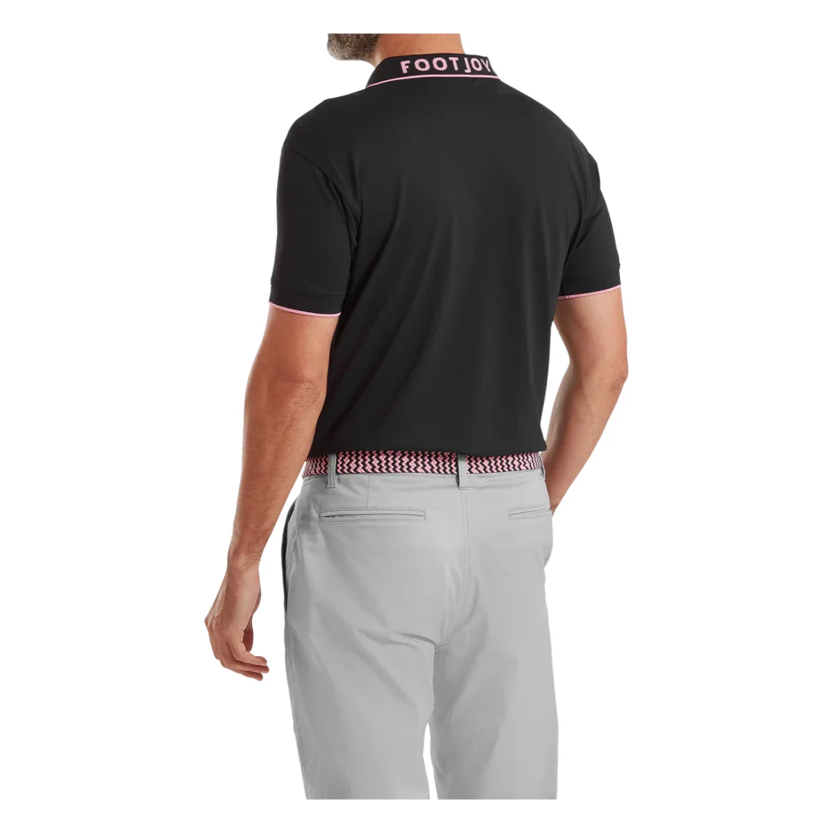 FootJoy Wordmark Pique Golf Polo Shirt 39277 - Image 4