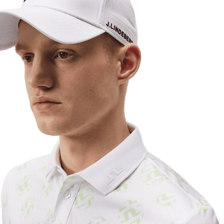 J. Lindeberg Tour Tech Print Golf Polo Shirt GMJT07644 - Image 5