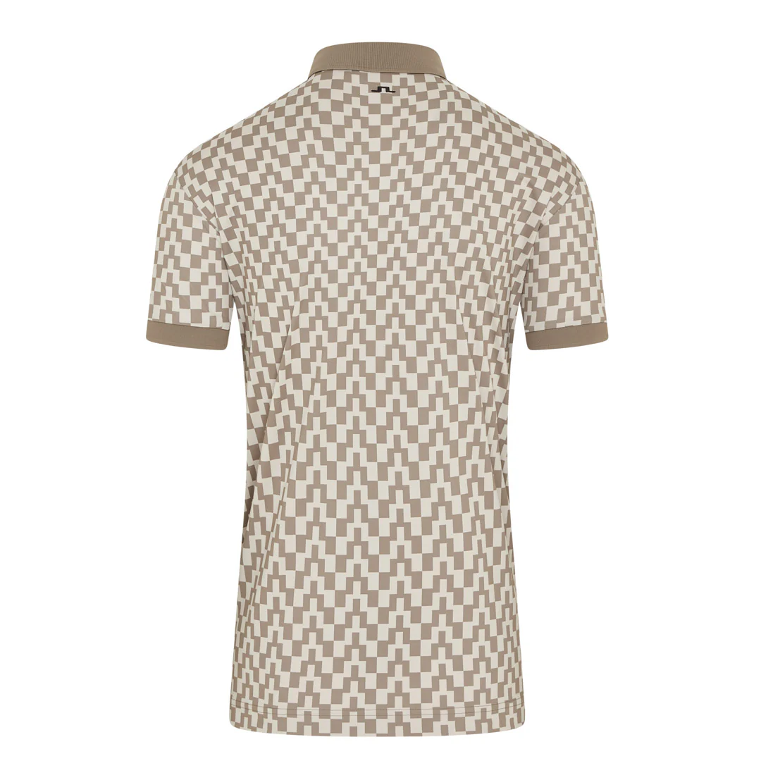 J.Lindeberg Tour Tech Print Golf Polo Shirt GMJT14652 - Image 2