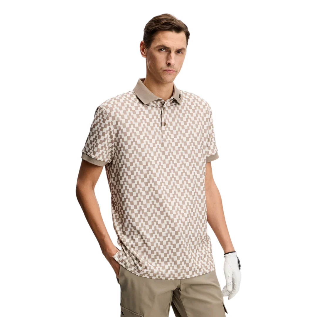 J.Lindeberg Tour Tech Print Golf Polo Shirt GMJT14652 - Image 4