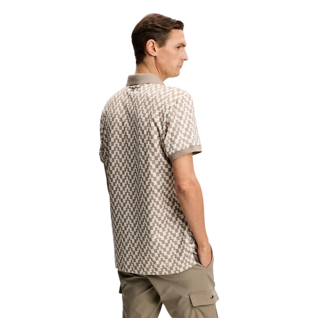 J.Lindeberg Tour Tech Print Golf Polo Shirt GMJT14652 - Image 5