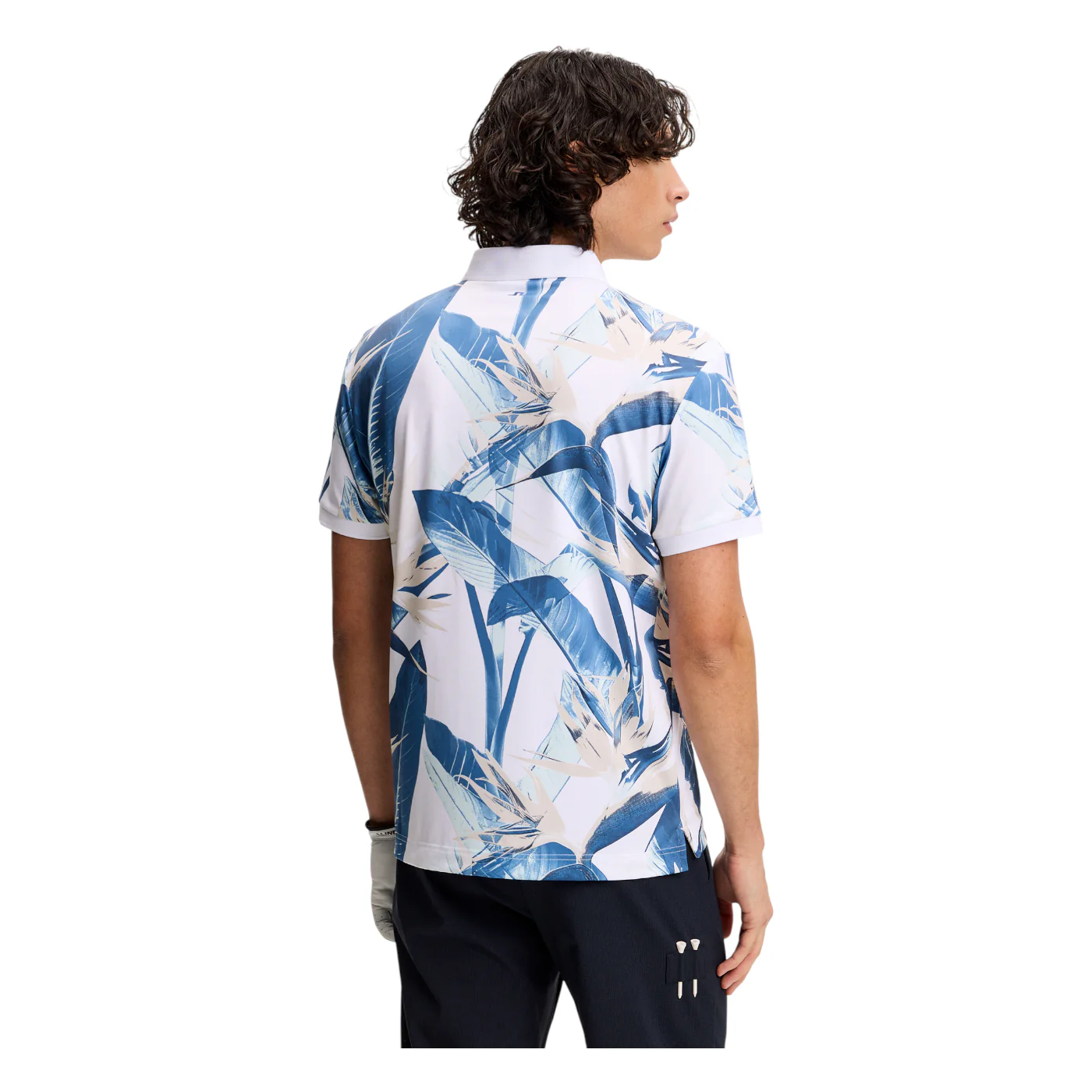 J.Lindeberg Tour Tech Print Golf Polo Shirt GMJT14652 - Image 4