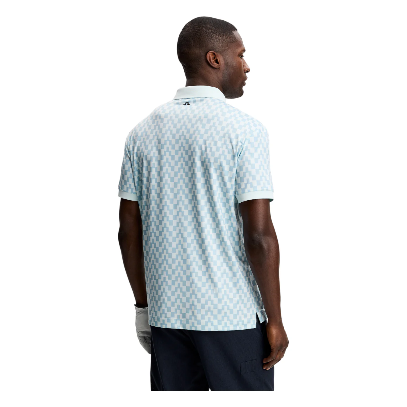 J.Lindeberg Tour Tech Print Golf Polo Shirt GMJT14652 - Image 4