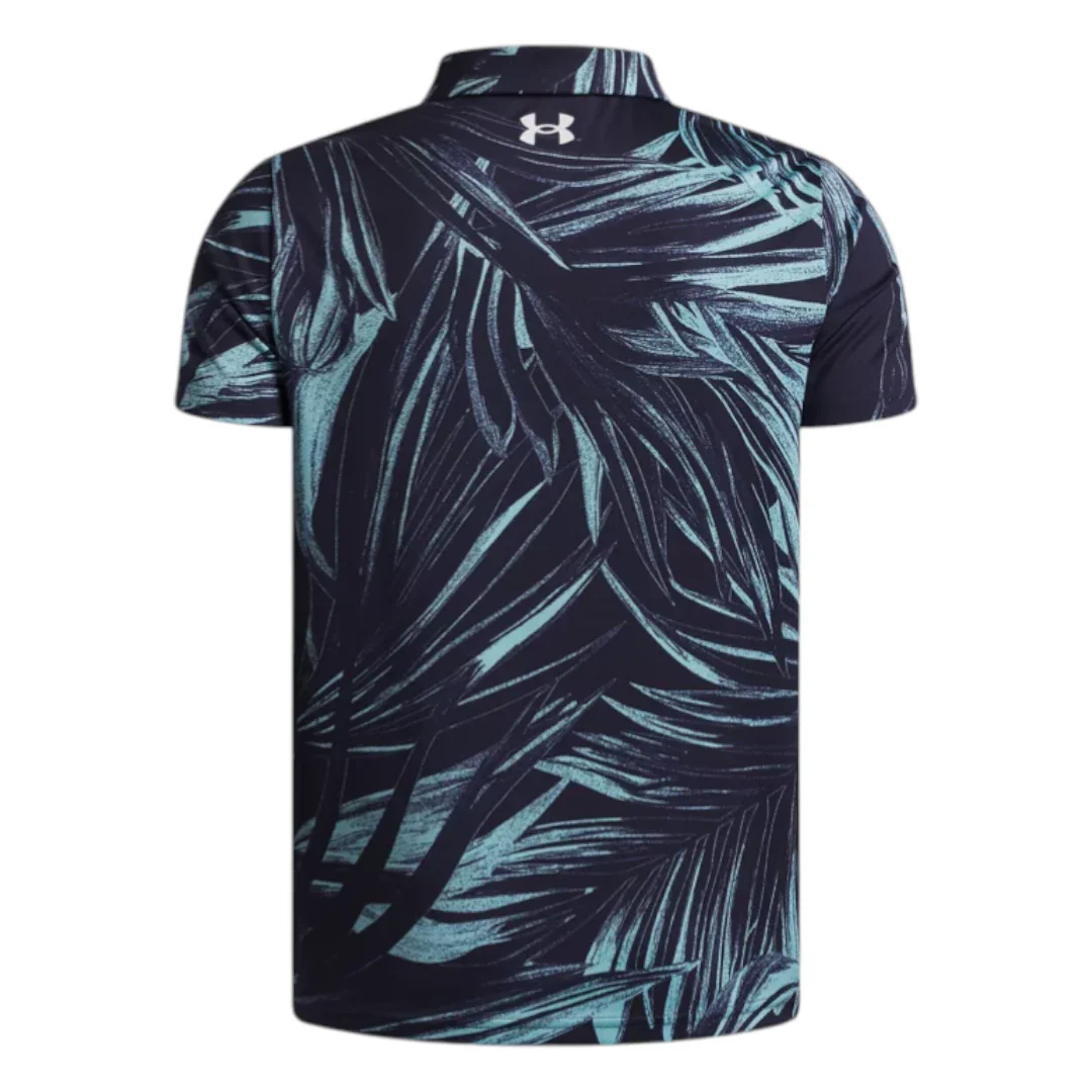 Junior Under Armour Matchplay Printed Golf Polo Shirt 6009817 - Image 2