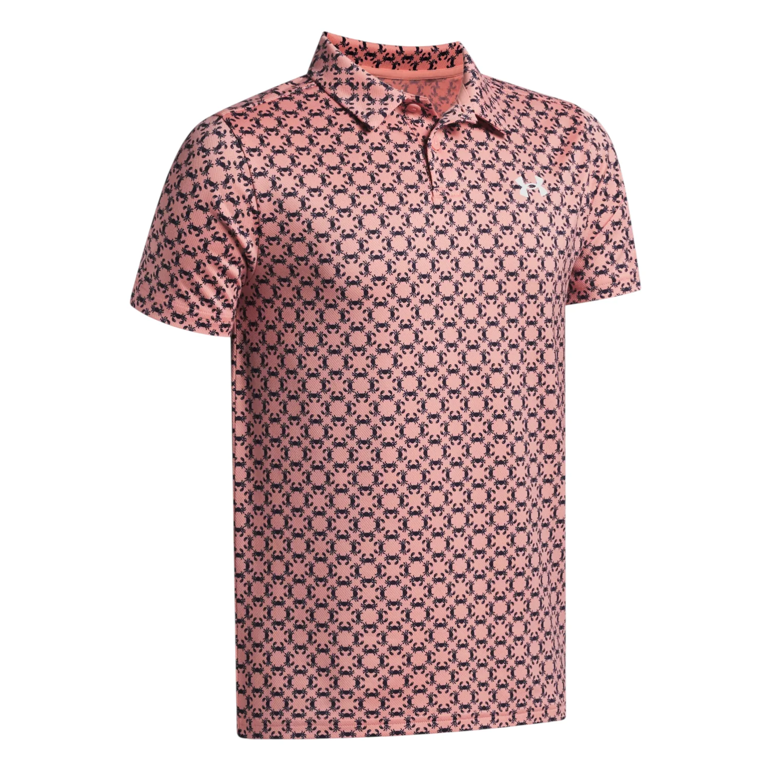 Junior Under Armour Matchplay Printed Golf Polo Shirt 6009817 - Image 2