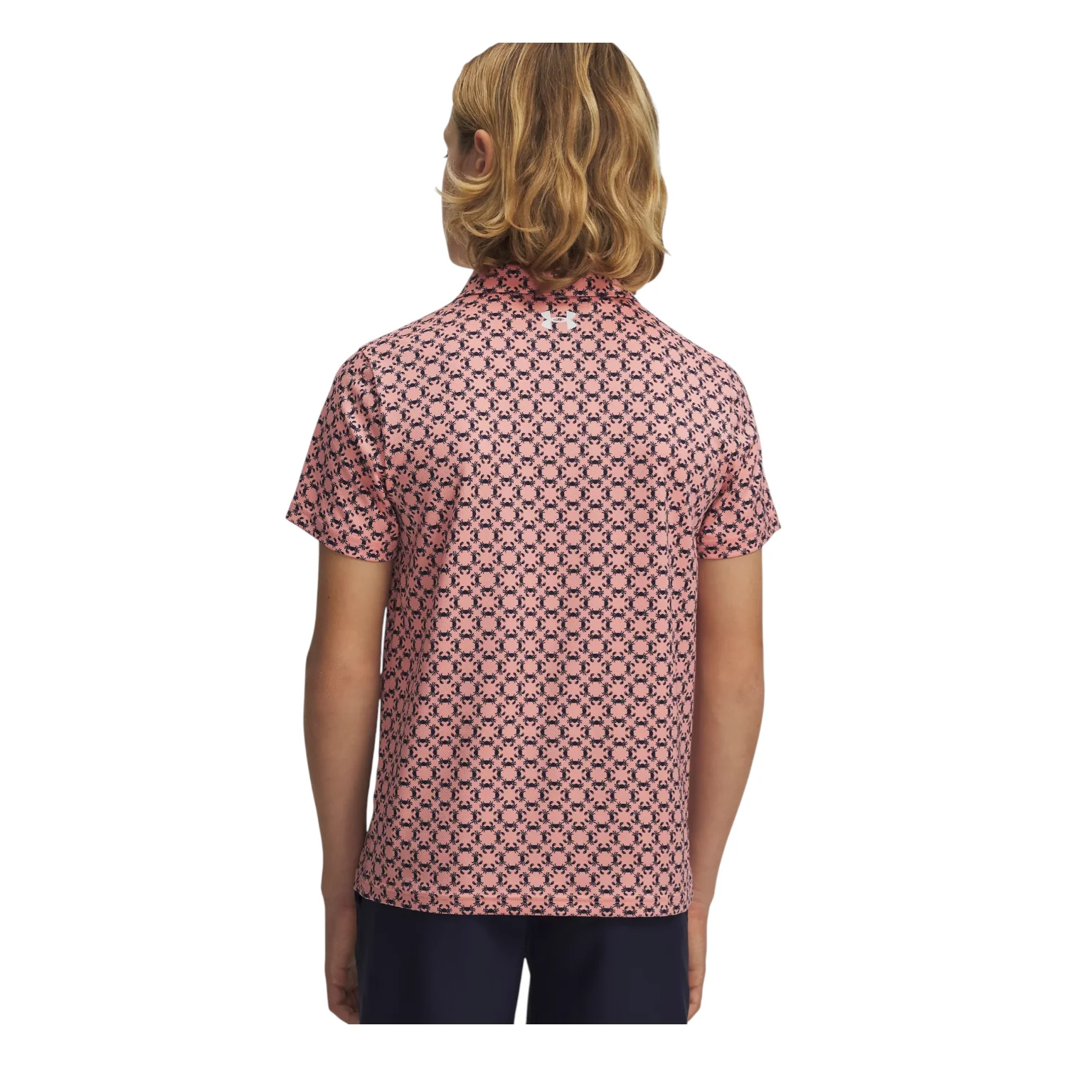 Junior Under Armour Matchplay Printed Golf Polo Shirt 6009817 - Image 5