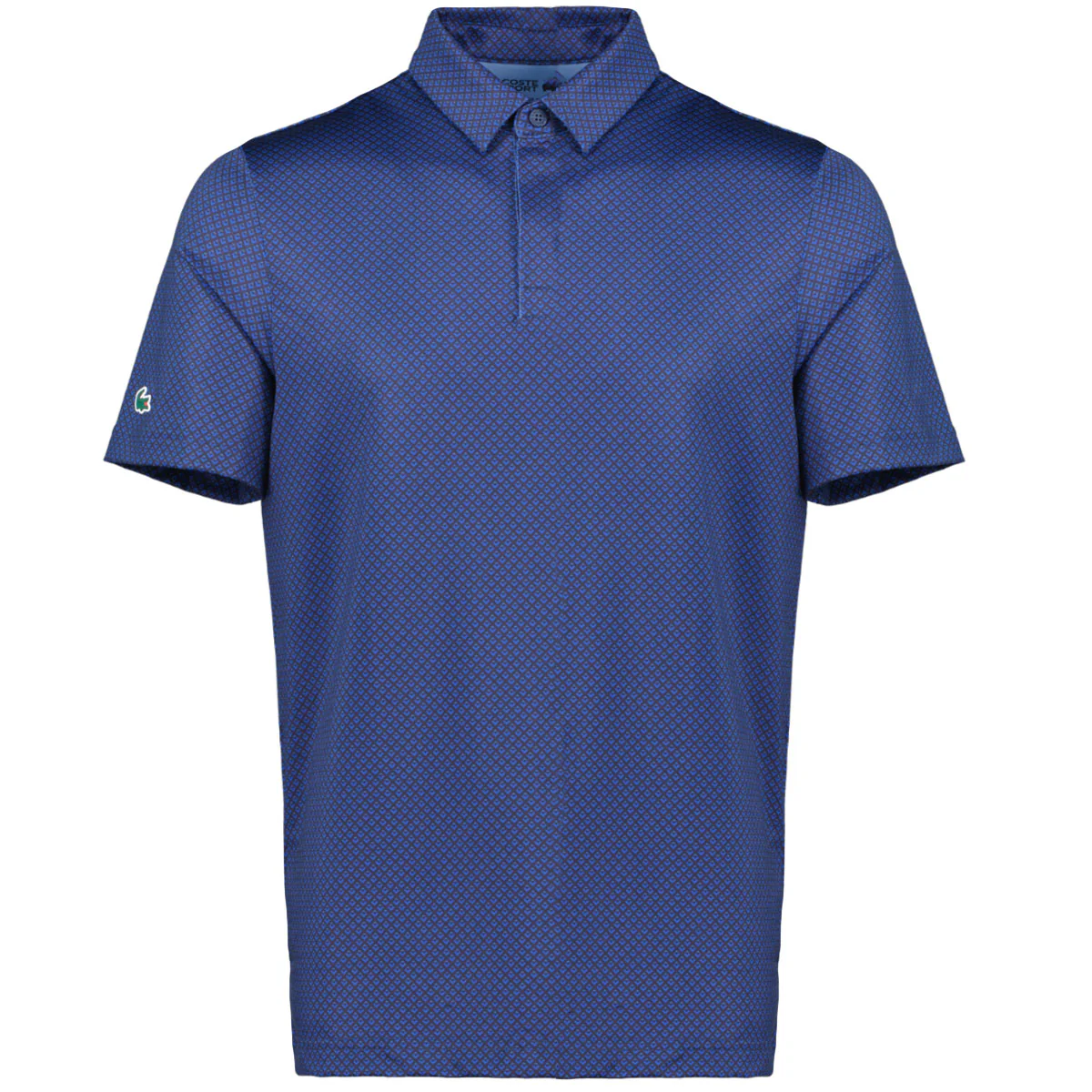 Lacoste Ultra-Dry Anti UV Mini Print Golf Polo Shirt DH7493