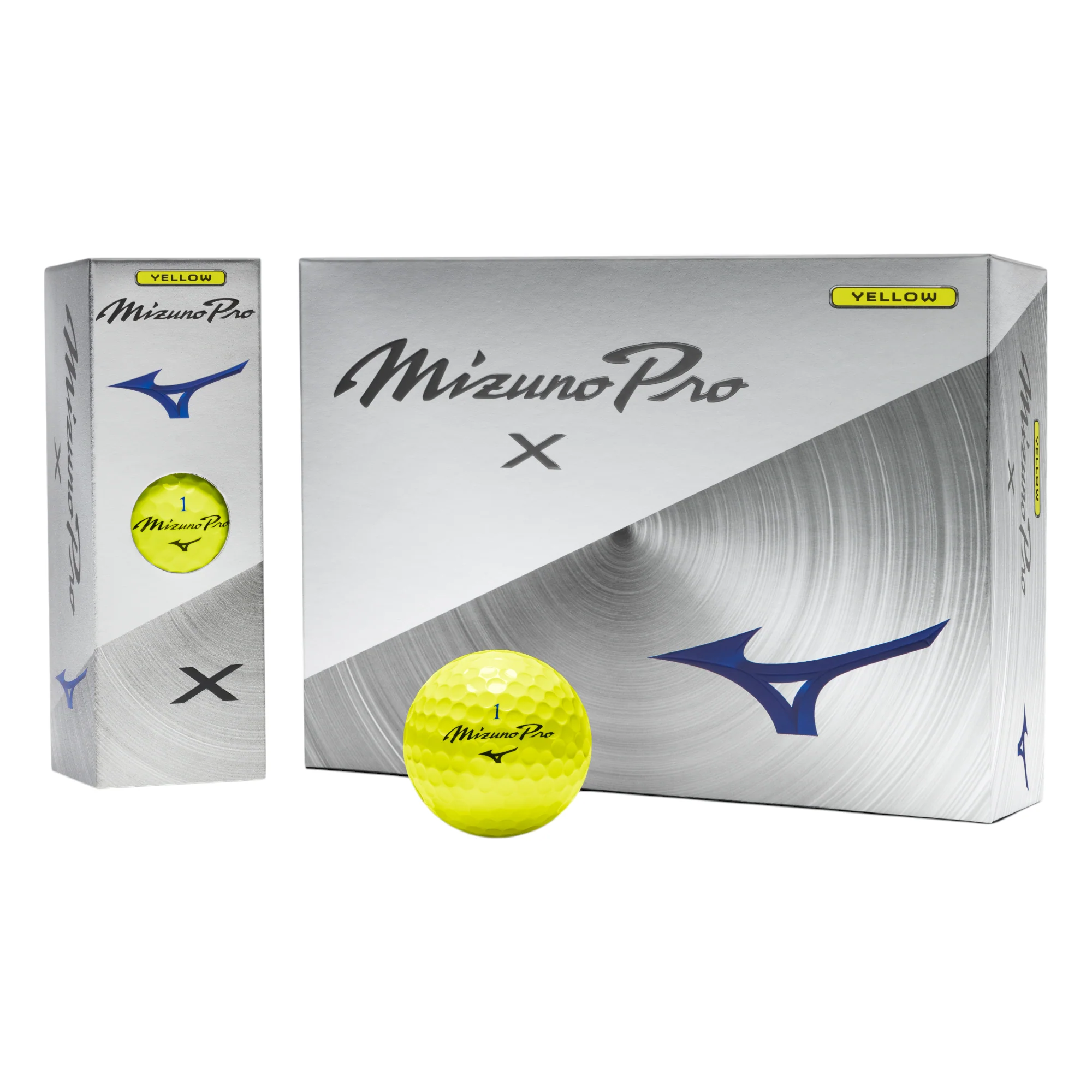 Mizuno 2026 Pro X Golf Balls | Yellow