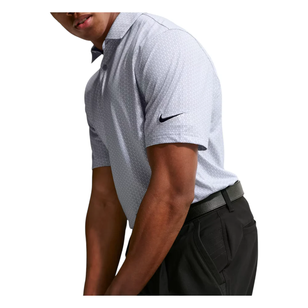 Nike Velocity Micro Print Golf Polo Shirt IO1276 - Image 6