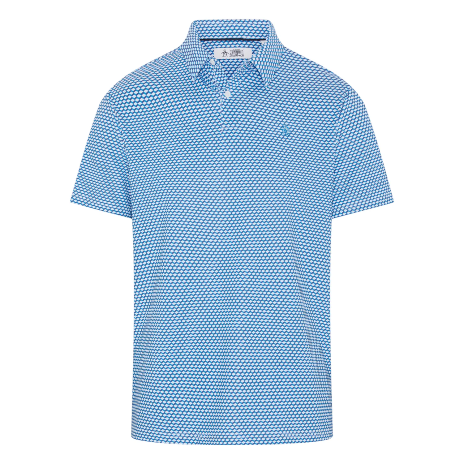 Original Penguin Archives Original Micro GEO Golf Polo Shirt OGKSG033