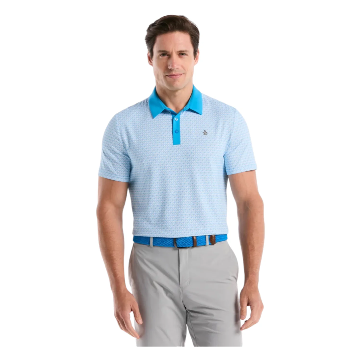 Original Penguin Pete's Tee Time Golf Polo Shirt OGKSF045 - Image 2