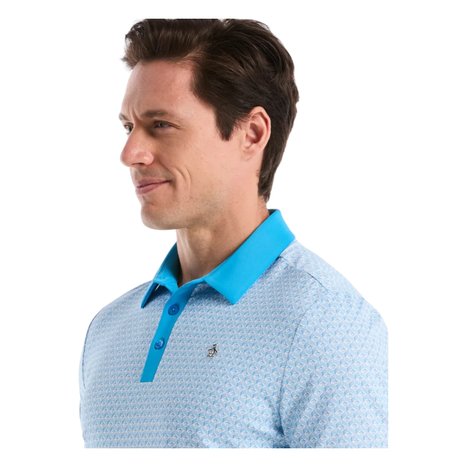 Original Penguin Pete's Tee Time Golf Polo Shirt OGKSF045 - Image 4